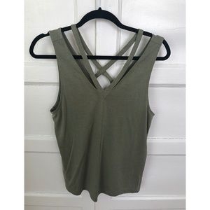 American Eagle Soft & Sexy Sueded Strappy Tank